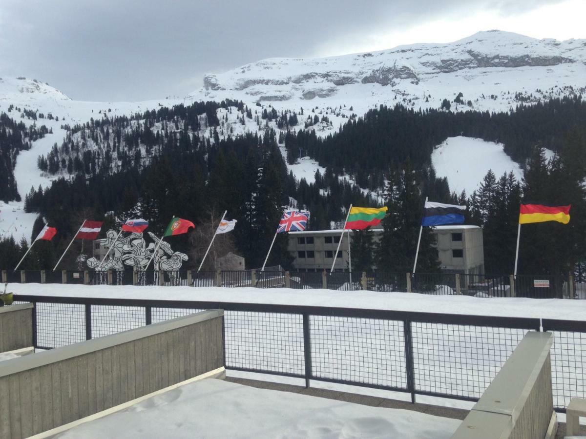 Flaine Forum I1 Cassiopee Duplex Mezzanines & Terrasse Exterior foto